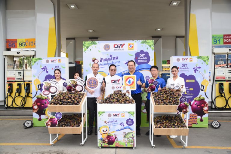 กรมการค้าภายในผนึกกำลัง 4 ปั๊มน้ำมันยักษ์ใหญ่ (PTT Station, Bangchak,   PT, Susco) ช่วยเกษตรกรภาคใต้ระบายมังคุดคุณภาพดี 300 ตัน!